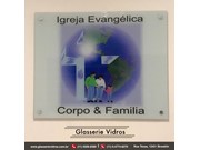 Placa Igreja Evangélica 